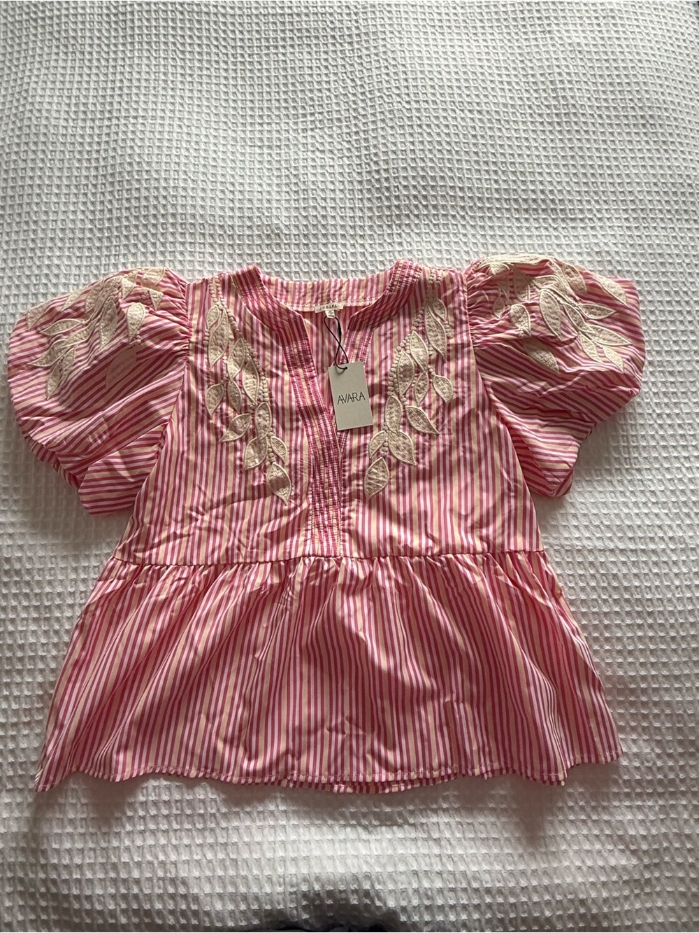 Jodifl Alana Peplum Top size M